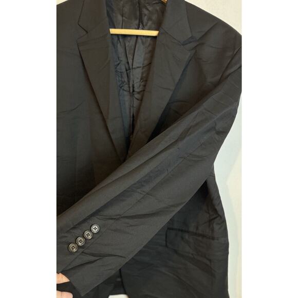 RRL Ralph Lauren 100% Wool Black Blazer Sport Coat 2 Button 44 Short - Picture 9 of 9